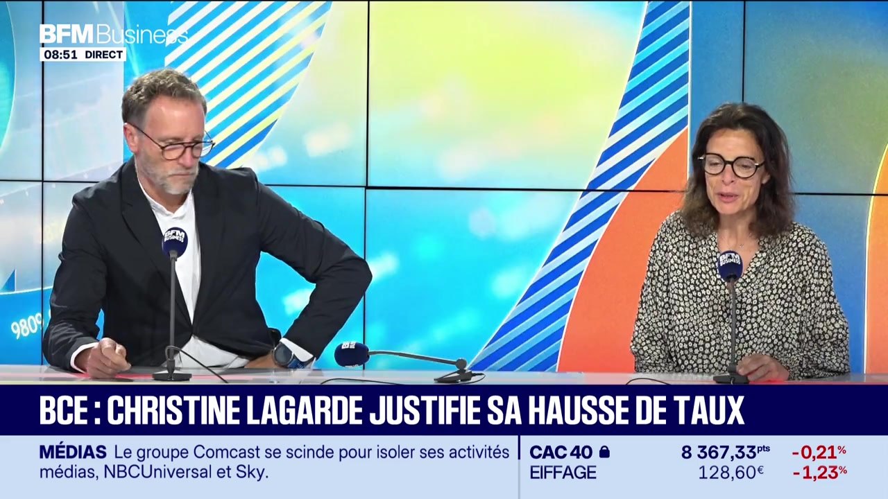 Le club de la Bourse : BCE, Christine Lagarde justifie sa hausse de taux - 30/06