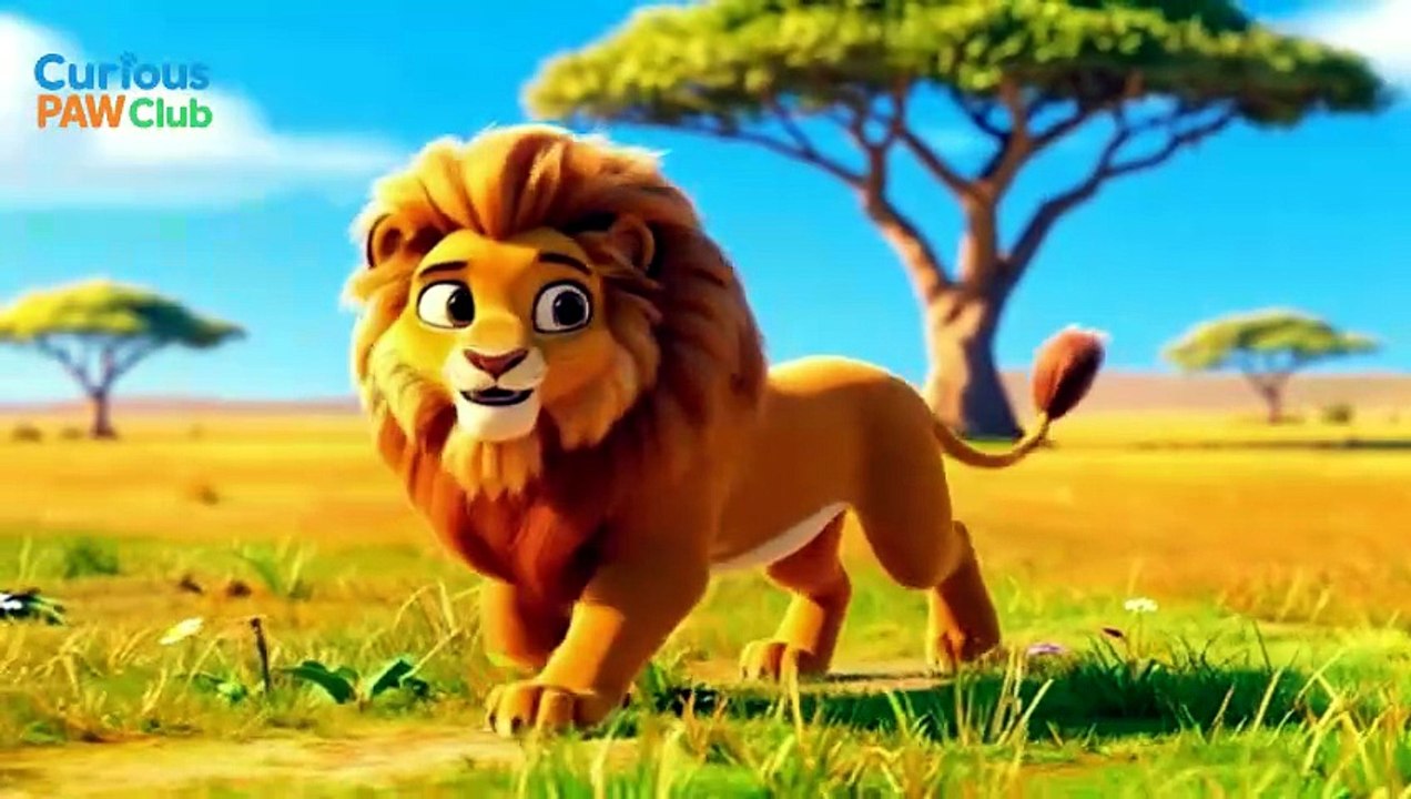 The Lion of the Savanna 🦁 | Kids Song