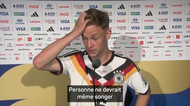Allemagne - Kimmich : On mérite d’être éliminé