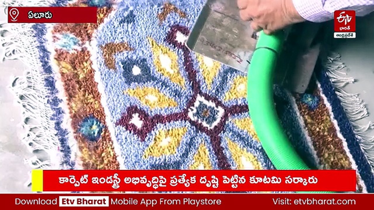 ఏలూరు తివాచీలకు పూర్వవైభవం - రూ. 10 కోట్లతో కార్పెట్ క్లస్టర్