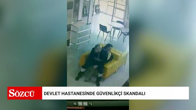 Devlet hastanesinde güvenlikçi skandalı