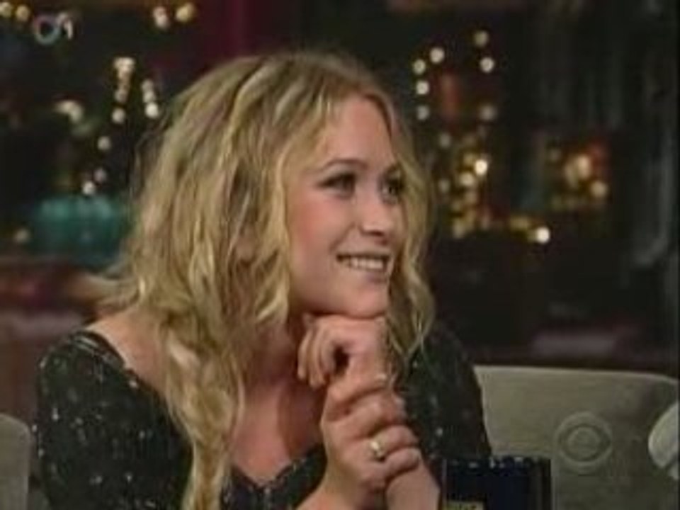 Mary Kate Olsen - Late Show David Letterman