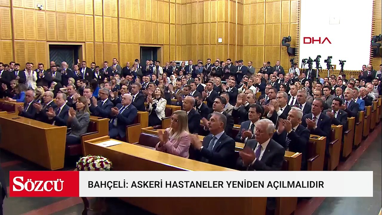 Bahçeli: Askeri hastaneler yeniden açılmalıdır
