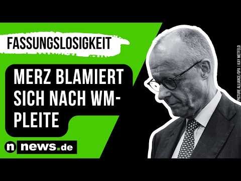 Friedrich Merz: Merz blamiert sich nach WM-Pleite - Fans fassungslos über Kanzler-Post