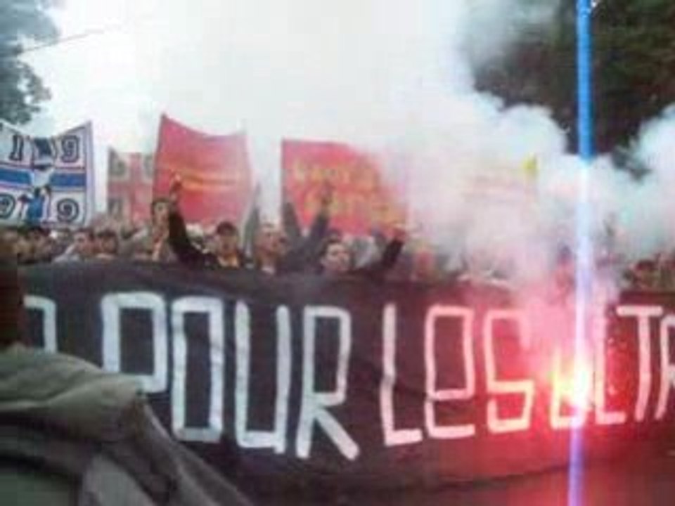 manifestation des ultras a lens