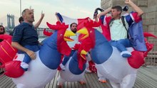 New York Goes Bleu: France Fans Take Over Brooklyn Bridge