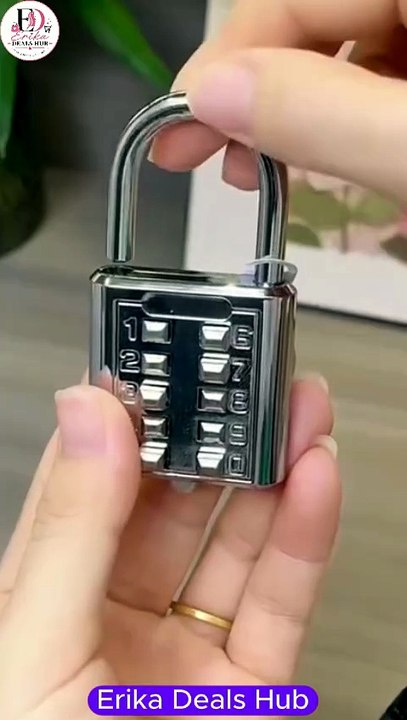 Mis Amores, Miren Qué Práctico Está Este Candado! 🔒✨ | Smart Security Must-Have