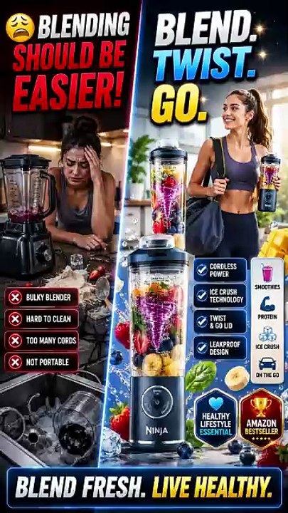 Ninja Blast Max Portable Blender BC251NV | Cord...