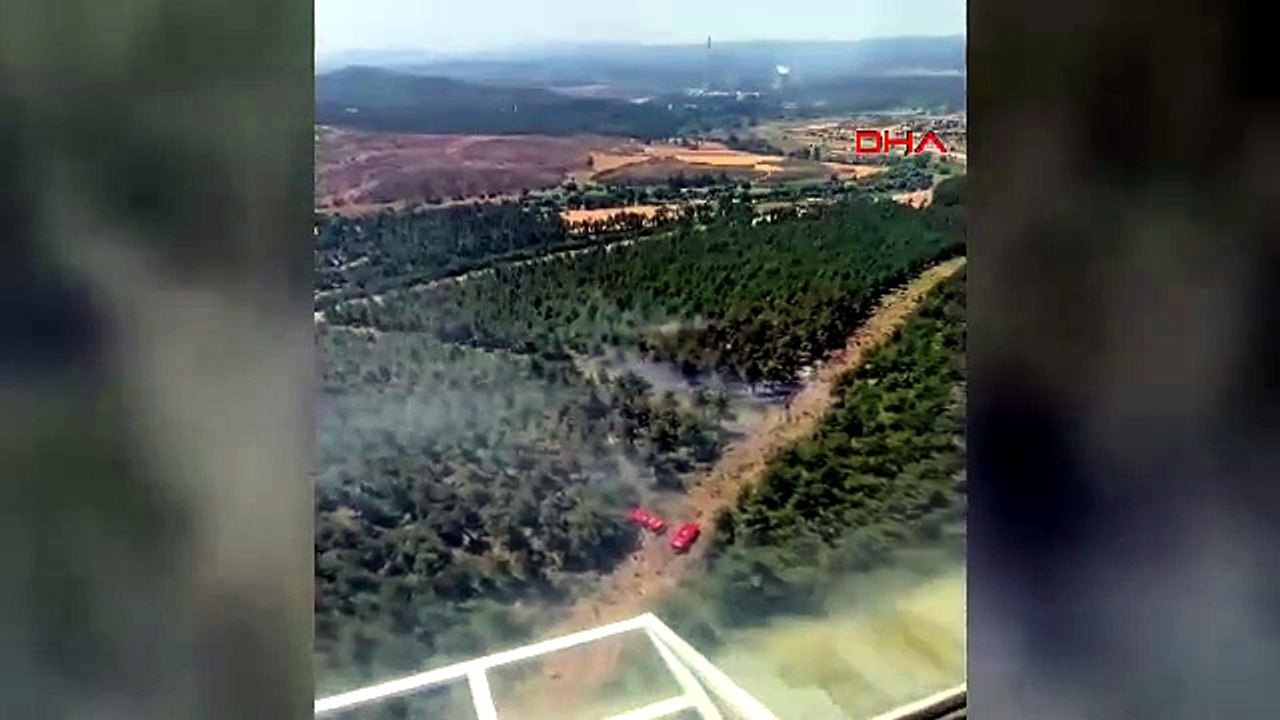 Yeşil Bursa yine yanıyor! Orman yangınına havadan ve karadan müdahale başladı