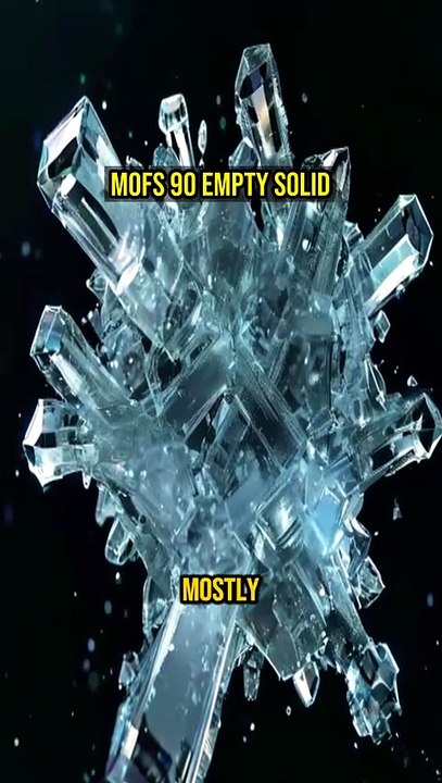 🤯 MOFs: 90% Empty, Solid!