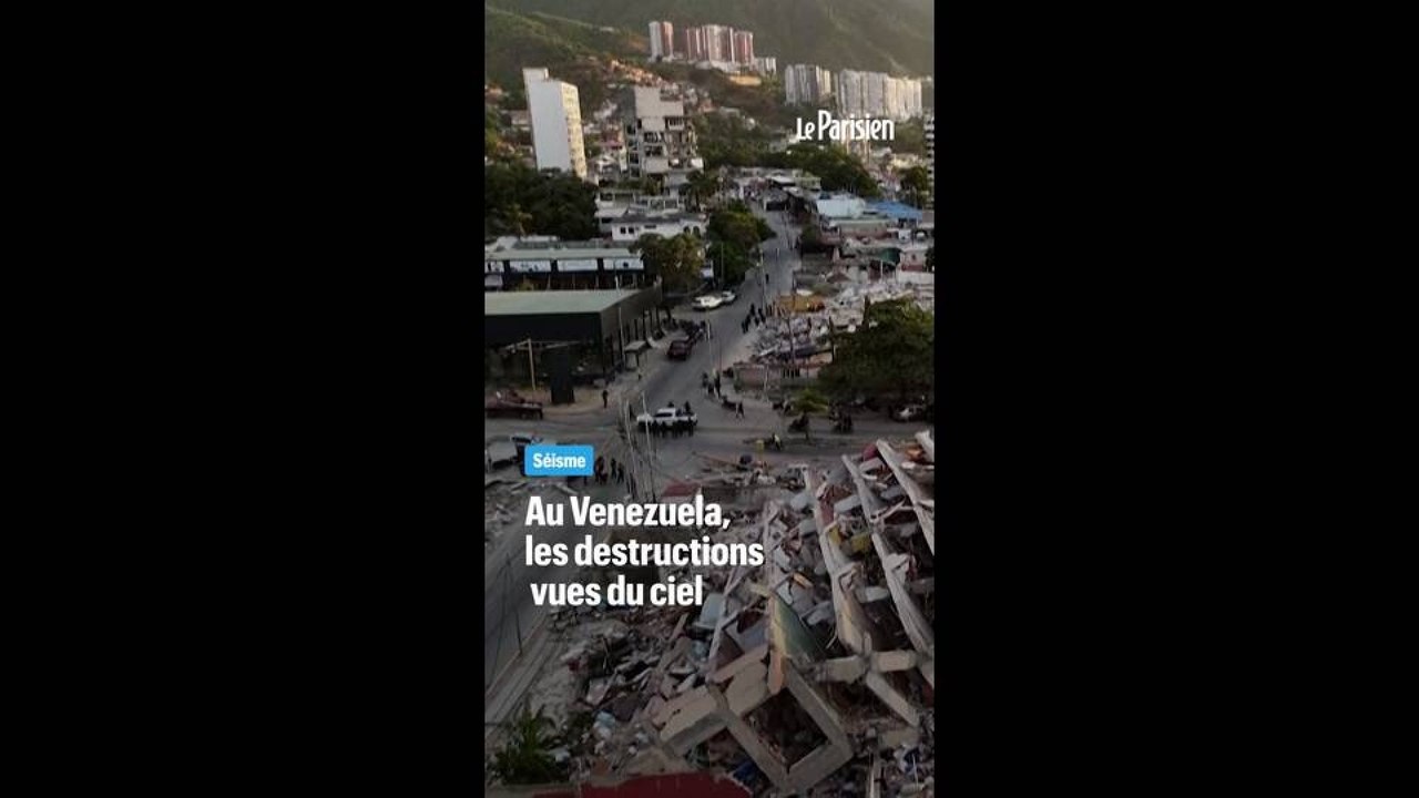 Séismes au Venezuela : des images apocalyptiques vues du ciel