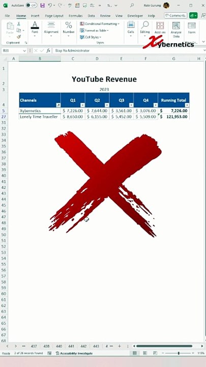 Filtering with merged cells - Excel Tips and Tricks