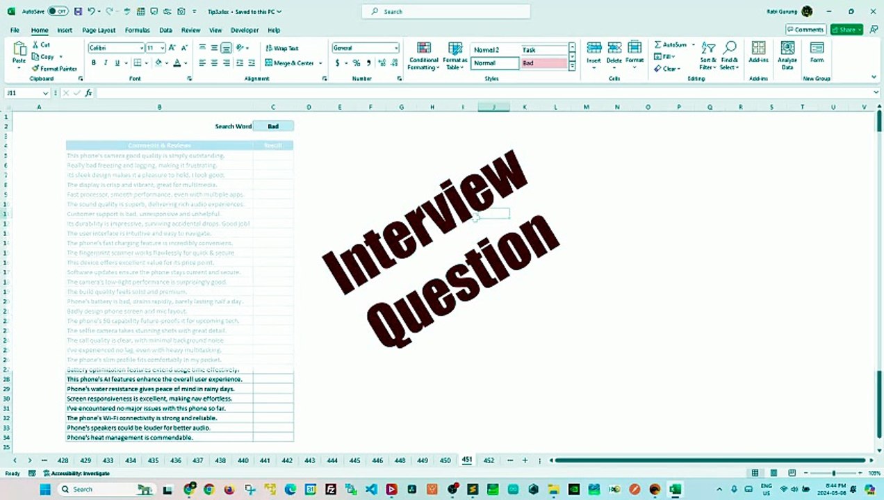 Best Search Tool In Excel - Excel Tips and Tricks