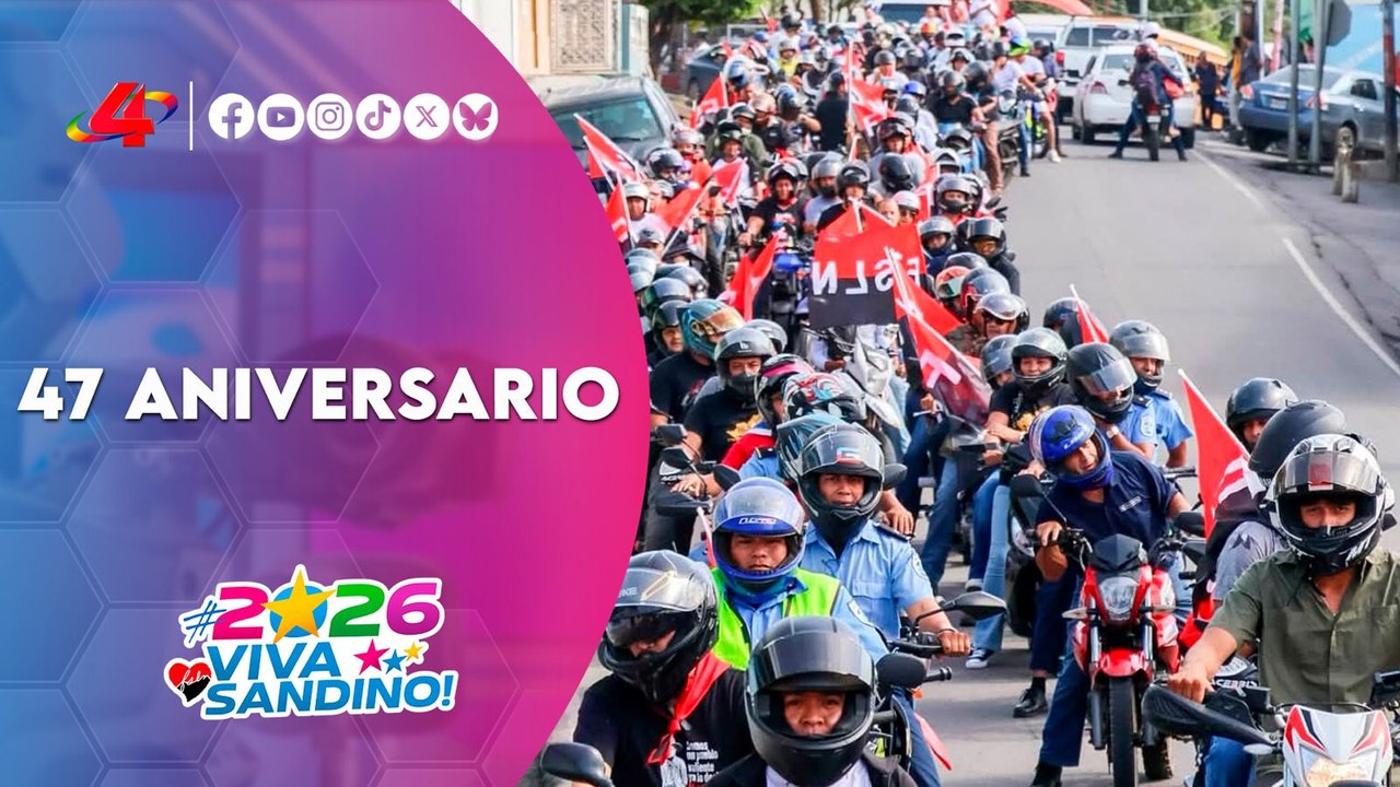 🏍️ Boaco conmemora el 47 aniversario del Repliegue Táctico con caravana