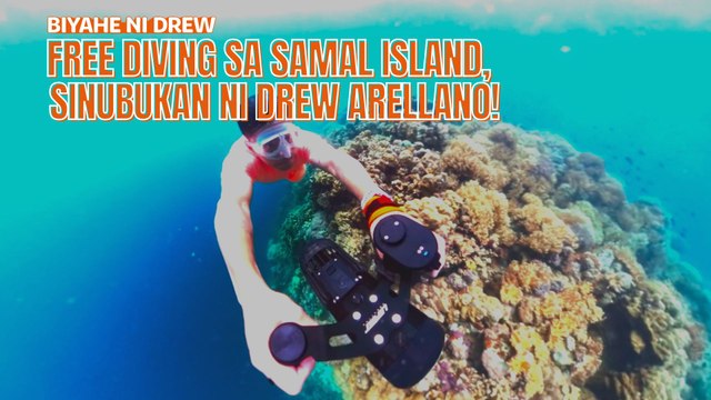 Free diving sa Samal Island, sinubukan ni Drew Arellano! | Biyahe ni Drew