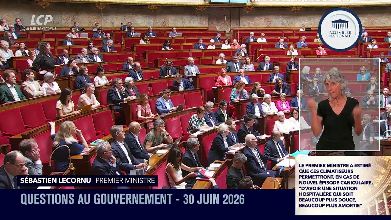 Canicule  "D'où sortez-vous ce bilan de 10.000 morts , demande furieux Sébastien Lecornu aux écologistes