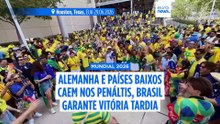 Alemanha e Países Baixos caem nos penáltis, Brasil garante vitória tardia