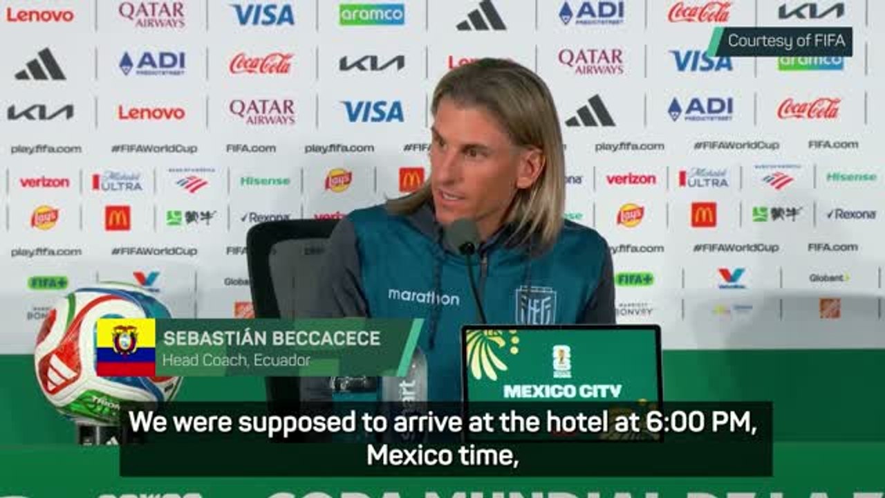Ecuador coach complains about travel delays before Mexico clash