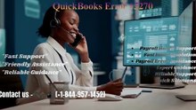QuickBooks Error 15270