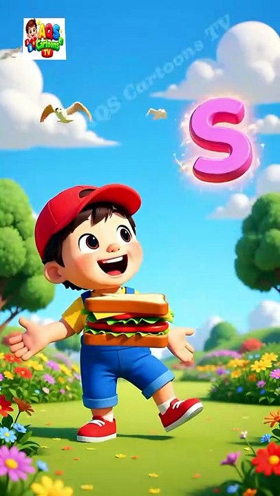 S for Sandwich |ABC Learning for Kids |Nursery Rhymes |AQS Cartoons TV