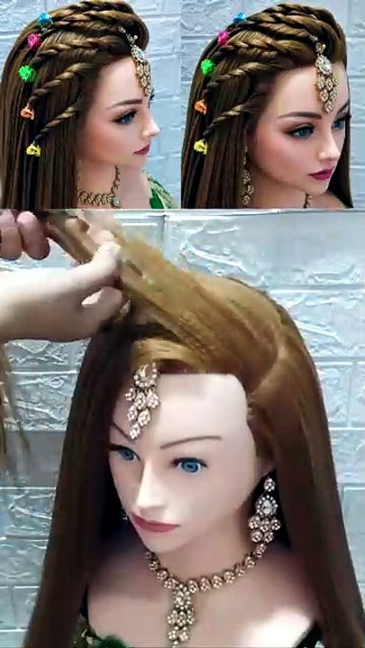 Easy open hairstyle for girls