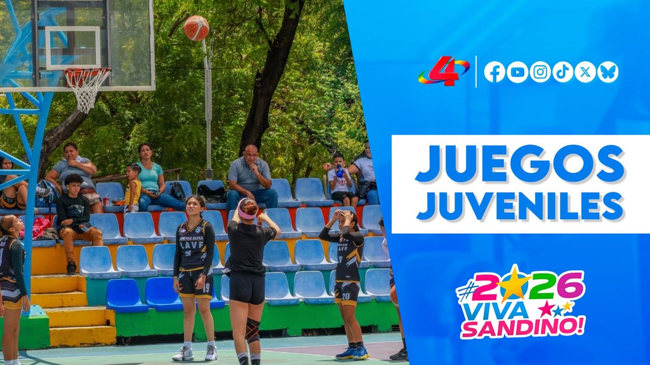 🏀 Juegos Juveniles Managua 2026: Masivo torneo de baloncesto en cuatro canchas simultáneas