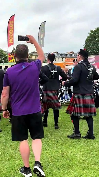 Field Marshal Montgomery Pioe Band March Off as European Champions 2026