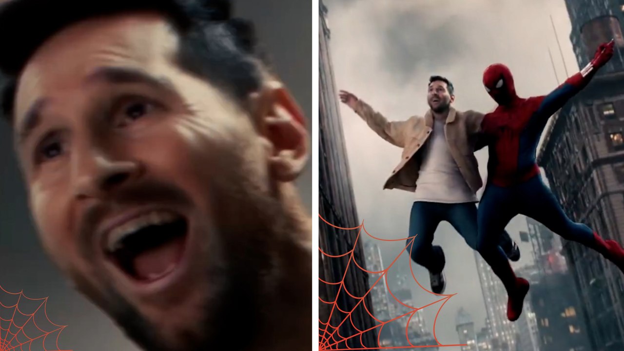 Messi vuela con Spiderman, el argentino nos sorprende a lado de Tom Holland