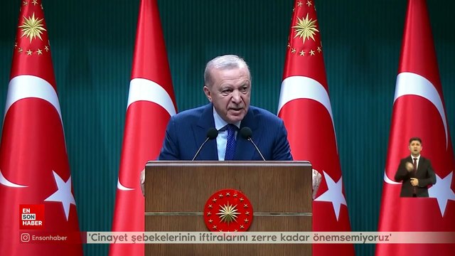 Cumhurbaşkanı Erdoğan: Cinayet şebekelerinin iftiralarını zerre kadar önemsemiyoruz