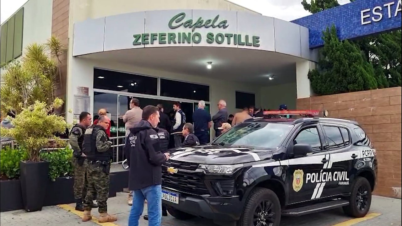 Policial civil João Ezequiel é homenageado em velório após ser morto a tiros em Cascavel