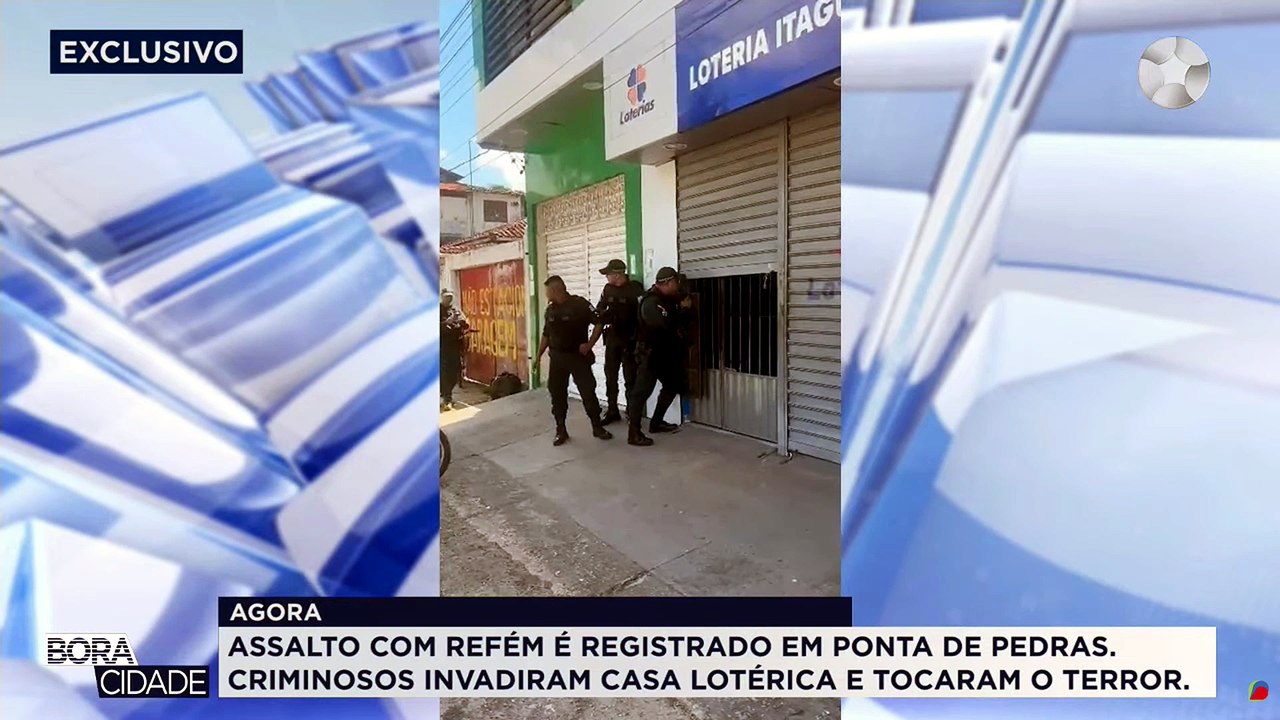 ASSALTO COM REFEM A UMA AGENCIA LOTÉRICA NO MUNICIPIO DE PONTA DE PEDRAS NO MARAJÓ