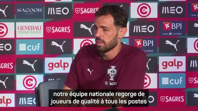 Portugal - Bernardo Silva : Ce n'est pas à moi de commenter les choix du sélectionneur