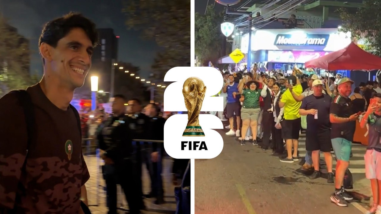 Mundial 2026: Afición mexicana recibe con gritos y aplausos a la Selección de Marruecos tras su pase a octavos
