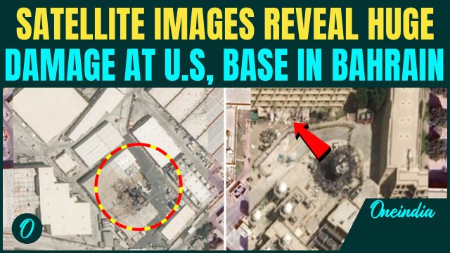 Iran ATTACKS U.S. Base In Bahrain: New Satellite FOOTAGE Shows Massive Destruction