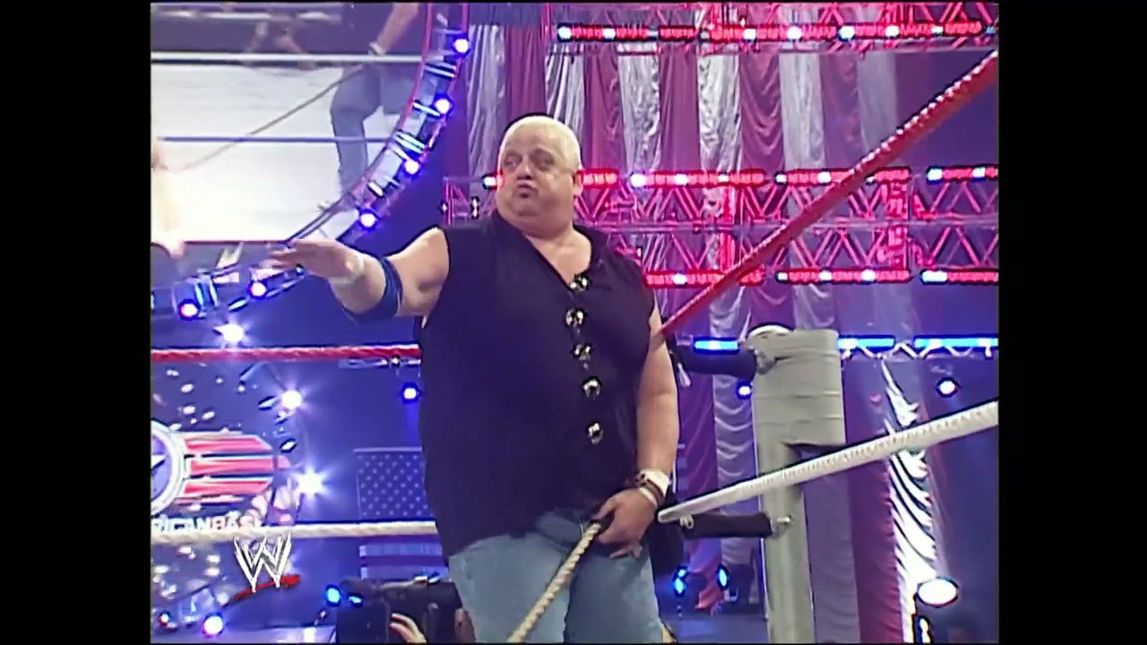 FULL MATCH Dusty Rhodes vs. Randy Orton   Bullrope Match Great American Bash 2007