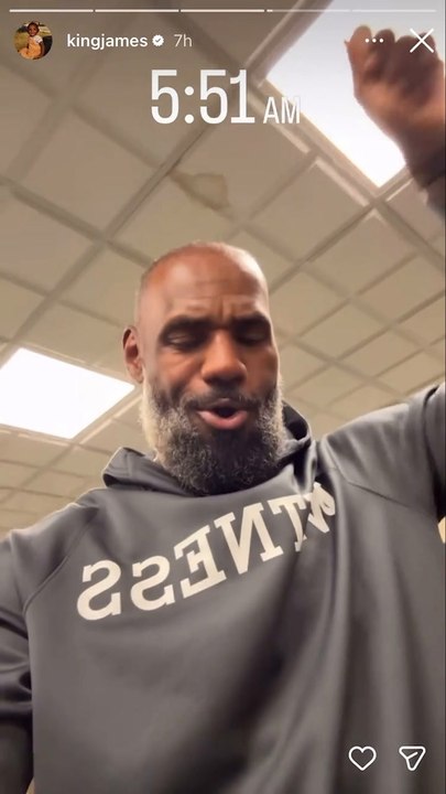 What LeBron James was doing before shocking Lakers decision