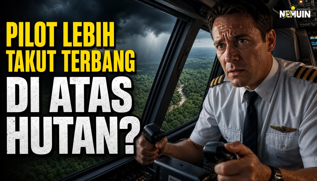 Mengapa Pilot Justru Paling Waspada Saat Terbang di Atas Hutan Amazon?