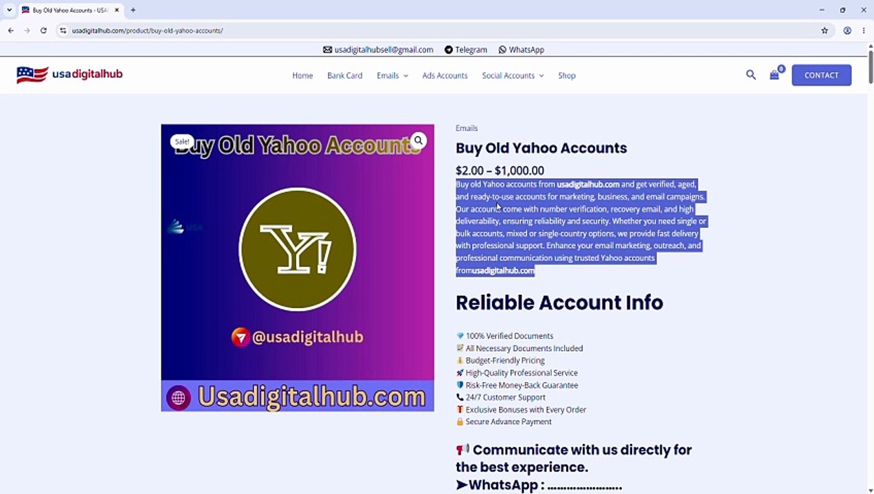 Top 5 Websites to Buy Old Yahoo Accounts In 2014-26...Video