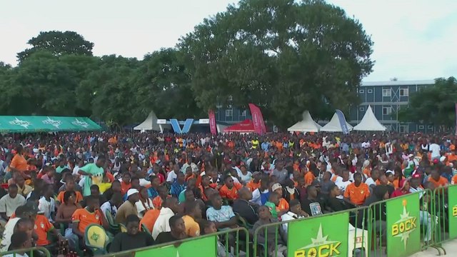 Réaction des supporters de la Côte d’Ivoire au but contre la Norvège