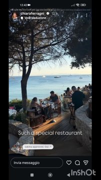 Chiara Ferragni story dalla grecia