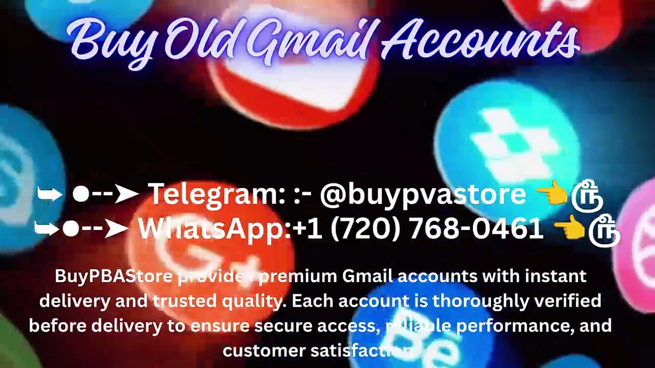 Fast Delivery Aged Buy Gmail Accounts Online