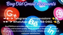 Fast & Trusted Aged Buy Gmail Accounts Onlines
