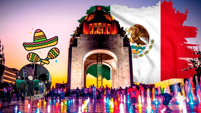 México - Ecuador: Monumento a la Revolución se pinta de verde previo a los dieciseisavos de final