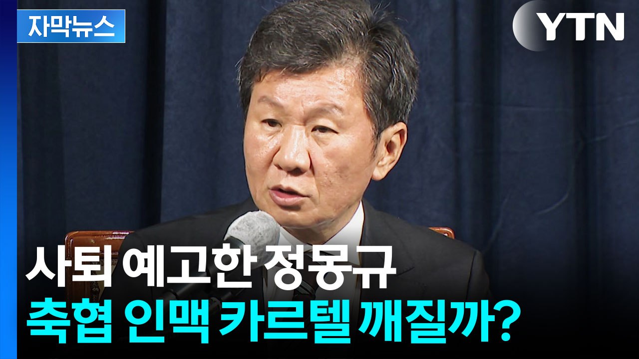 [자막뉴스] 월드컵 참사, 정몽규 사퇴로 마무리?...인맥 카르텔 타파 절실 / YTN