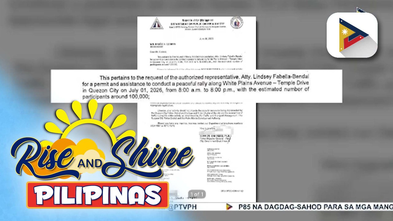Isang religious group, binigyan ng permit hangg...