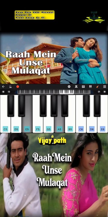 Raah Mein Unse Mulaqat | Piano Cover By DJ | Pianist DJ | Walk Band