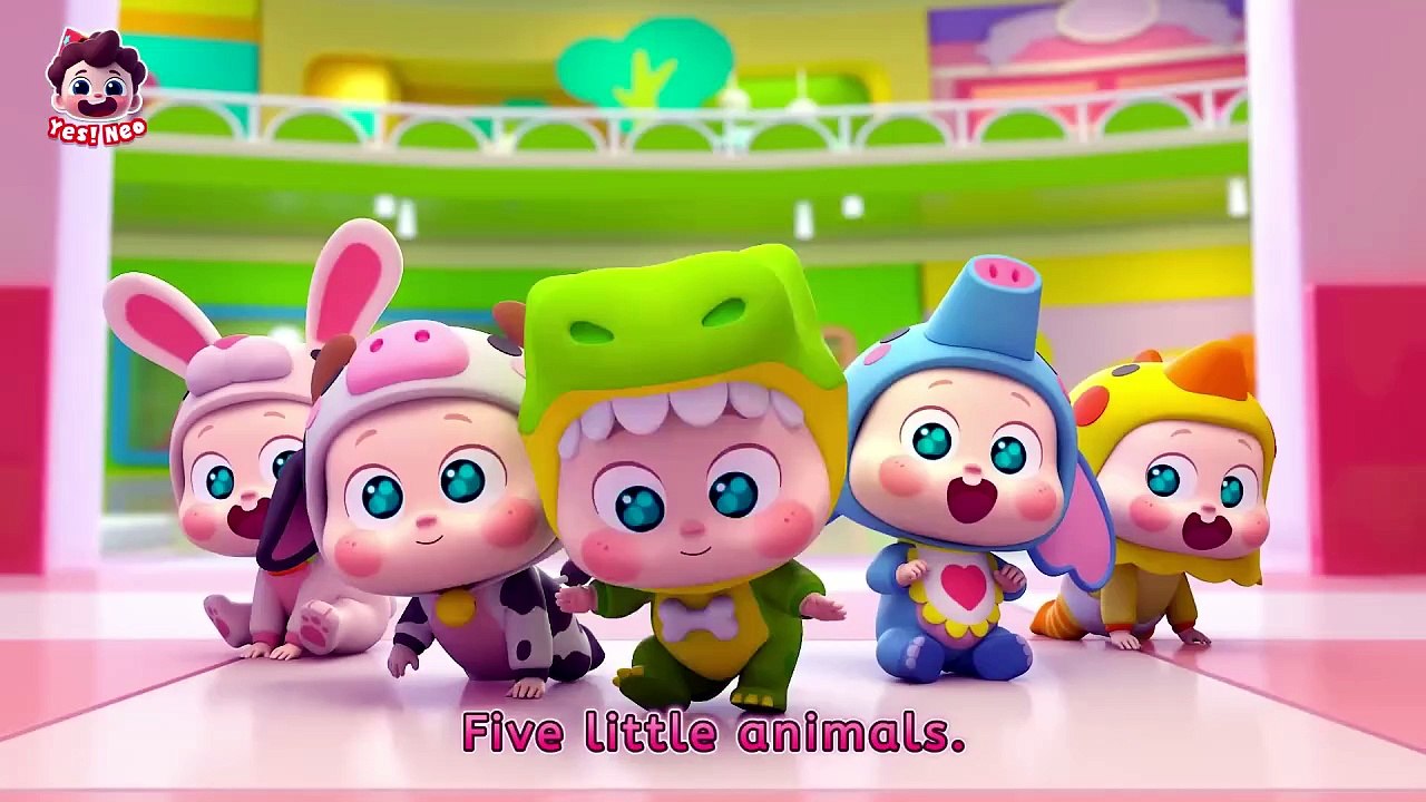 Don't Jump In Elevators - Baby Elevator Safety Song - Five Little Babies - Kids Songs - Yes!Neo {51}