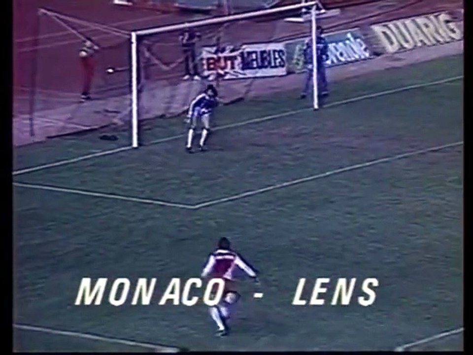 MONACO - LENS  - 1986 - SAISON 1986/1987 -