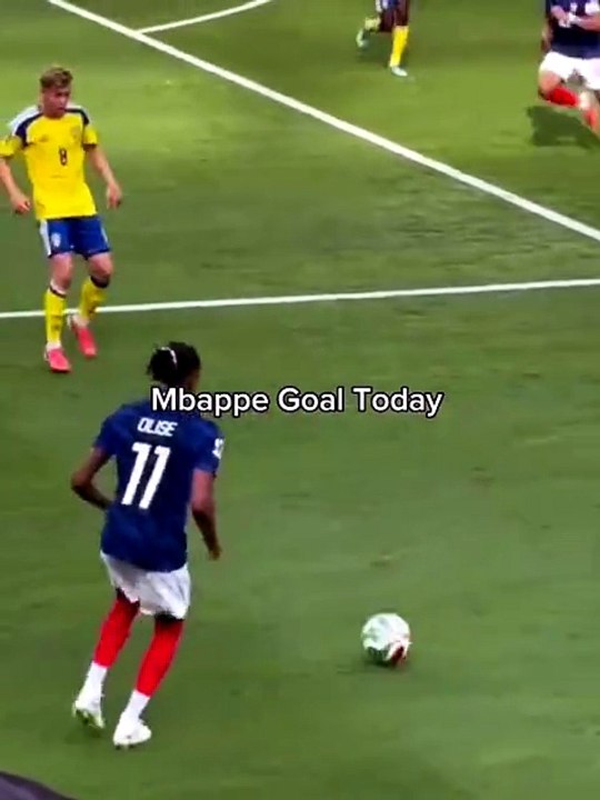 What a perfect goal Speed king Mbappe