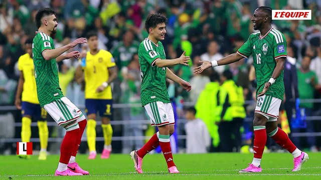 Le Mexique bat sans trembler l'Équateur et file en 8es de finale - Foot - Coupe du monde 2026